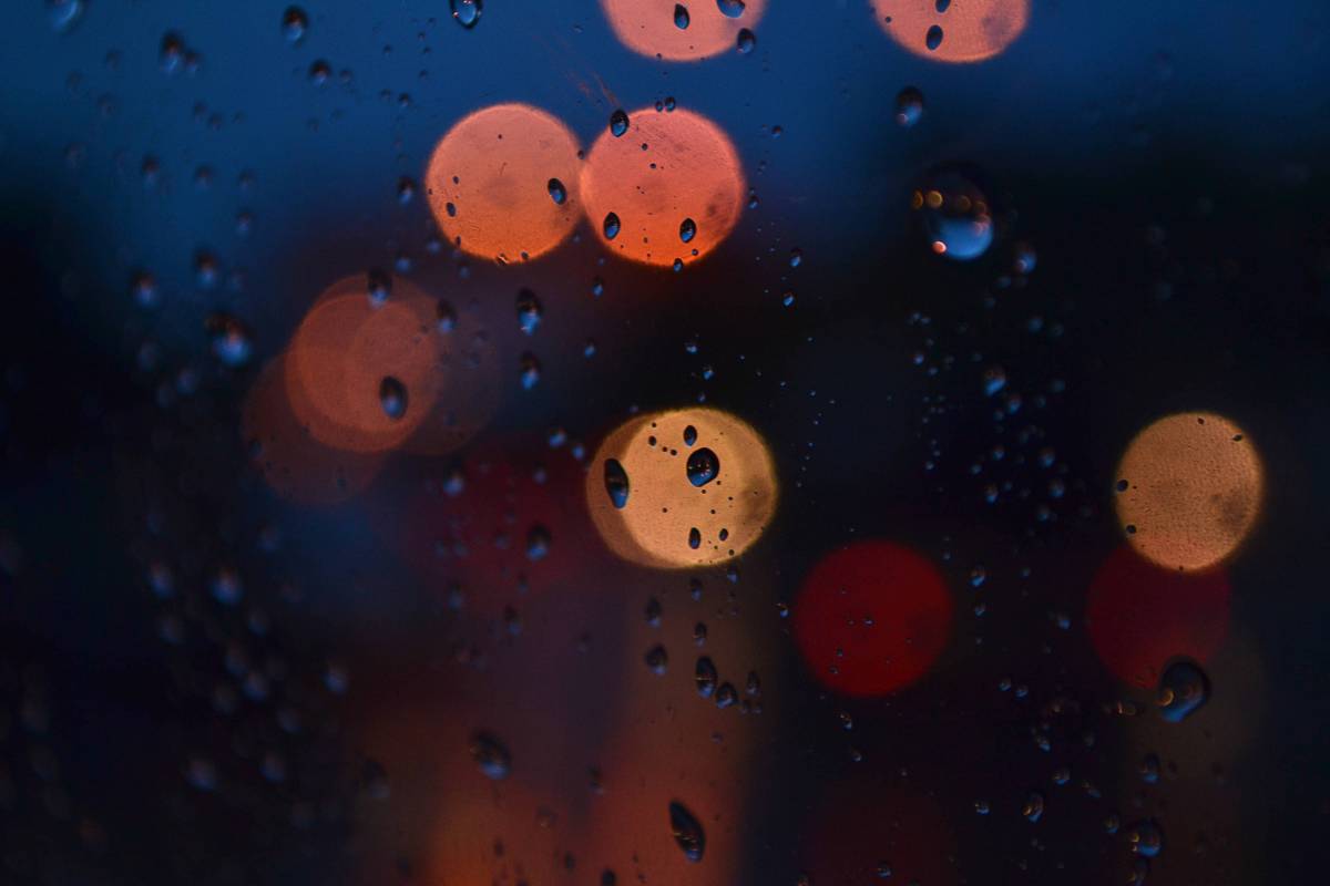   water  bokeh  night  rain  glass  raindrop 