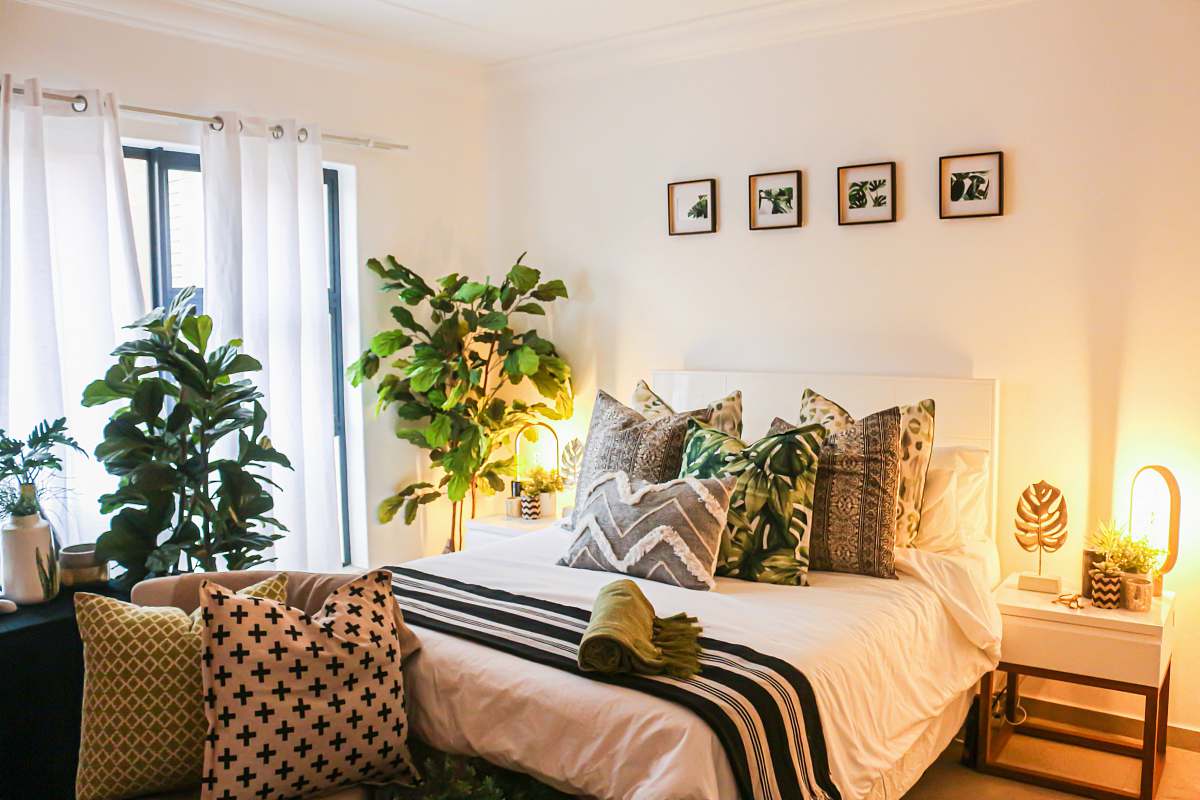 cushion pillows on bed pillow