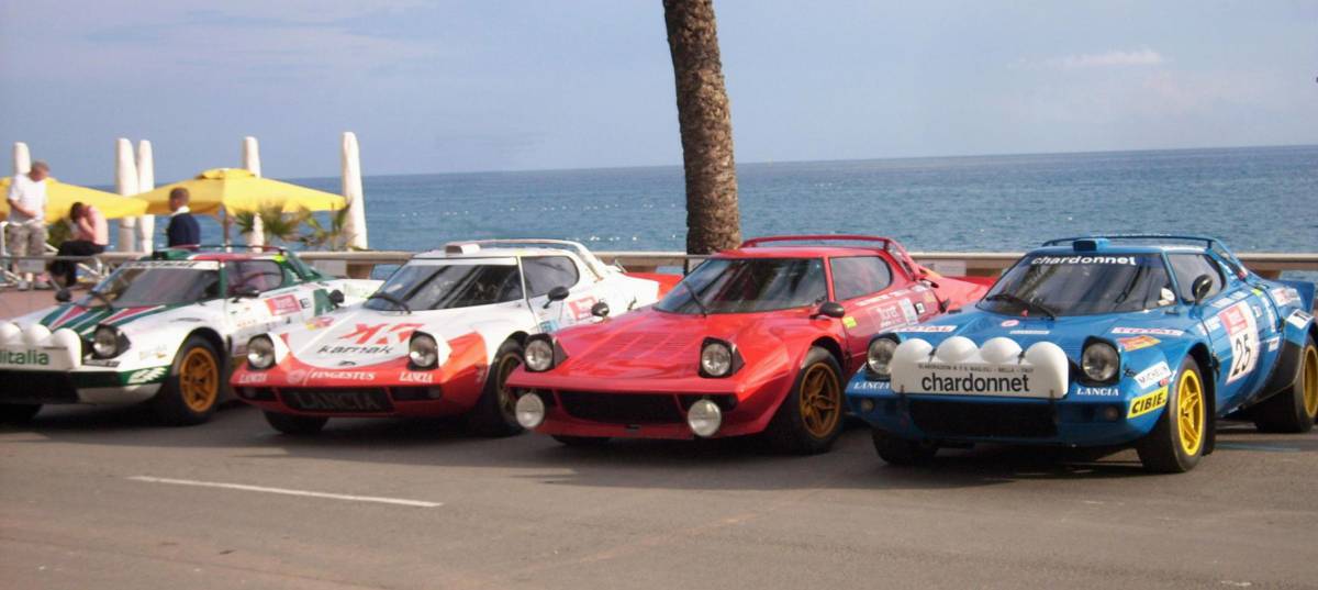 Lancia Stratos in the Rally Costa Brava of Lloret de Mar 