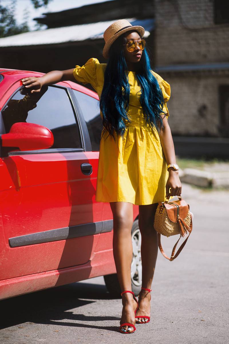   street fashion  yellow  clothing  orange 