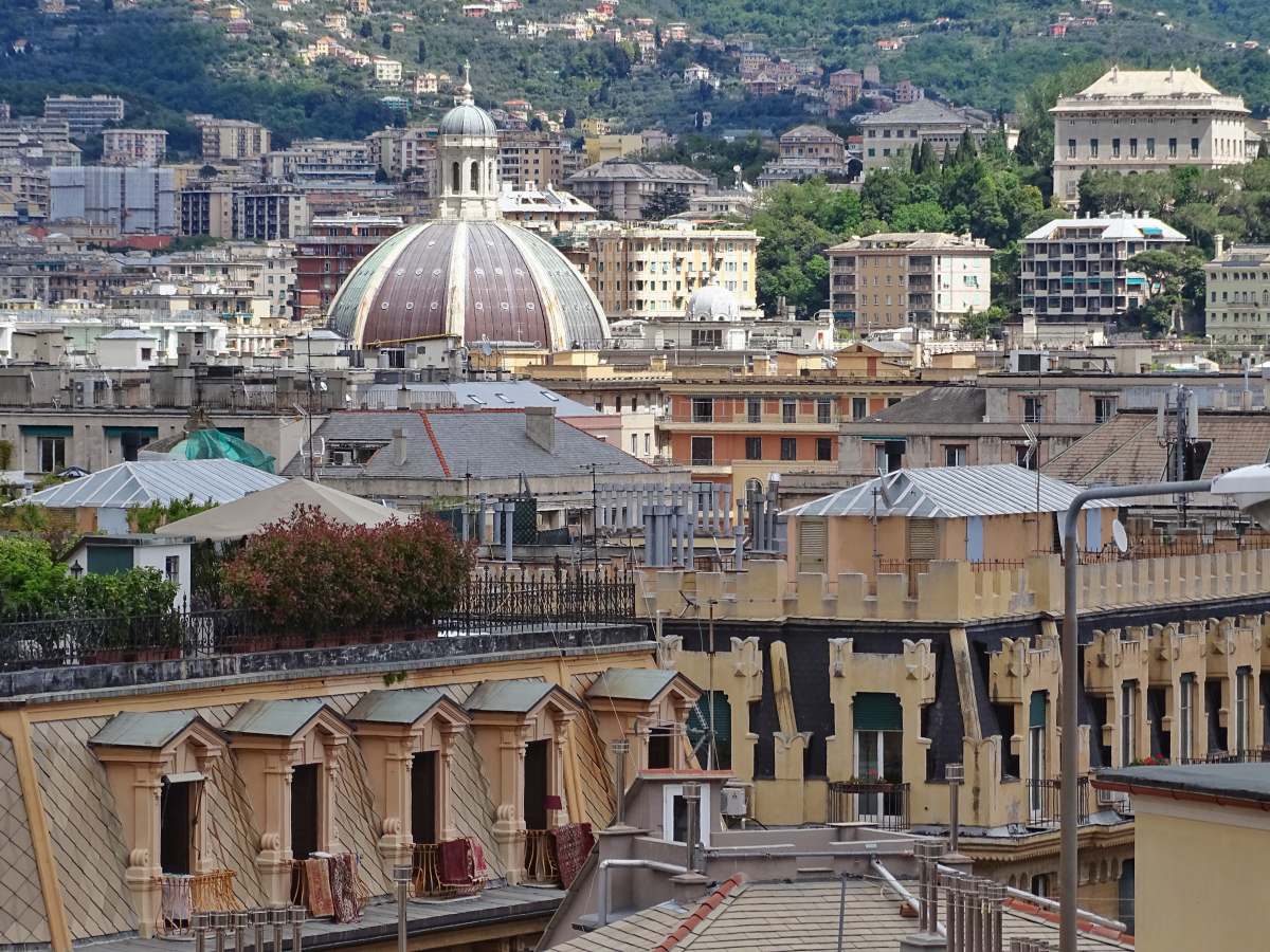 San Vincenzo Aerial View Of City Buildings During Daytime Genova Ge ...