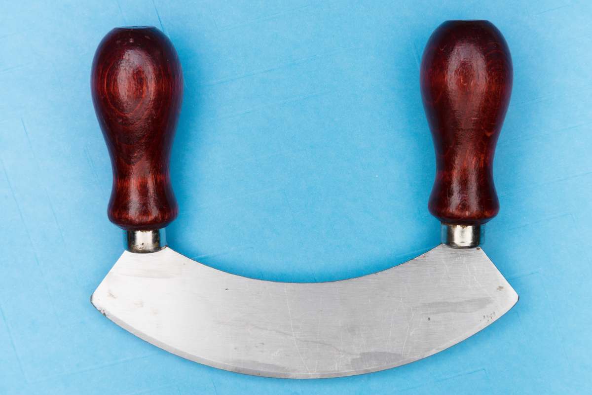 tool brown and silver steel handle minimalist