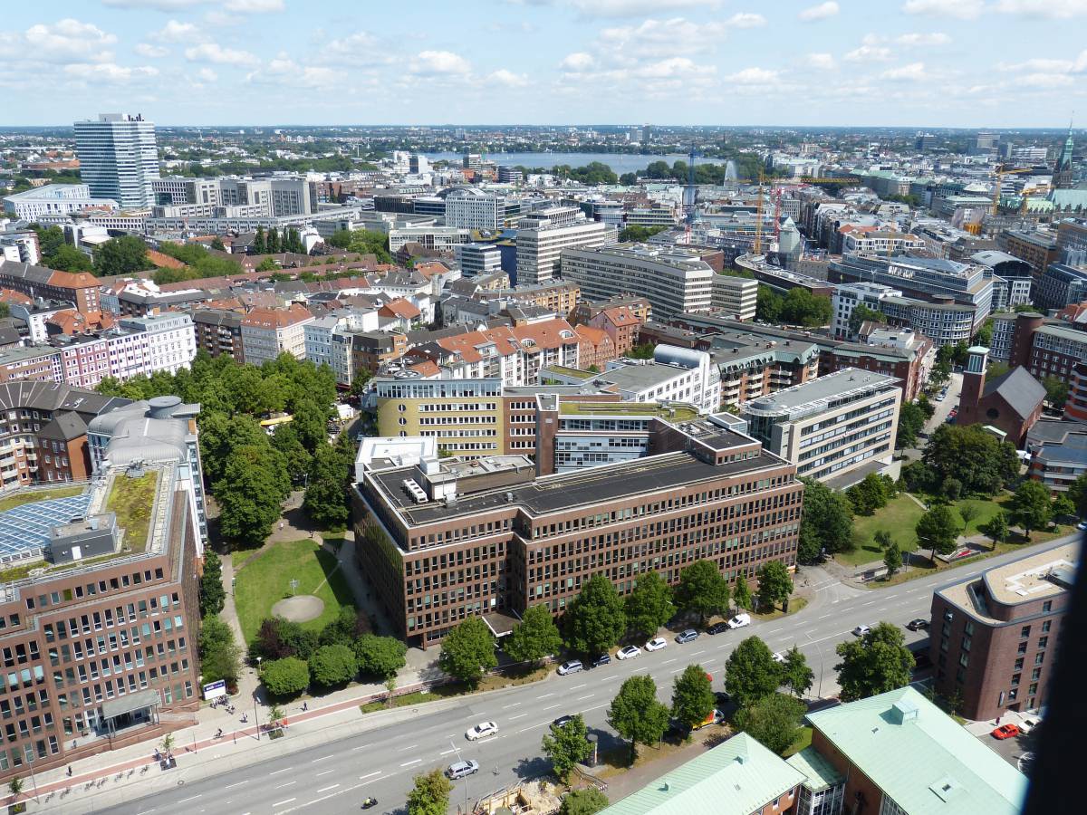 Capture the breathtaking skyline of Aarhus, Denmark, featuring its stunning skyscrapers that define the city's modern architecture. This captivating cityscape showcases the vibrant urban life and architectural diversity, making it a perfect backdrop for travel blogs, real estate promotions, and urban lifestyle projects. Ideal for anyone looking to illustrate the dynamic spirit of a contemporary European city.