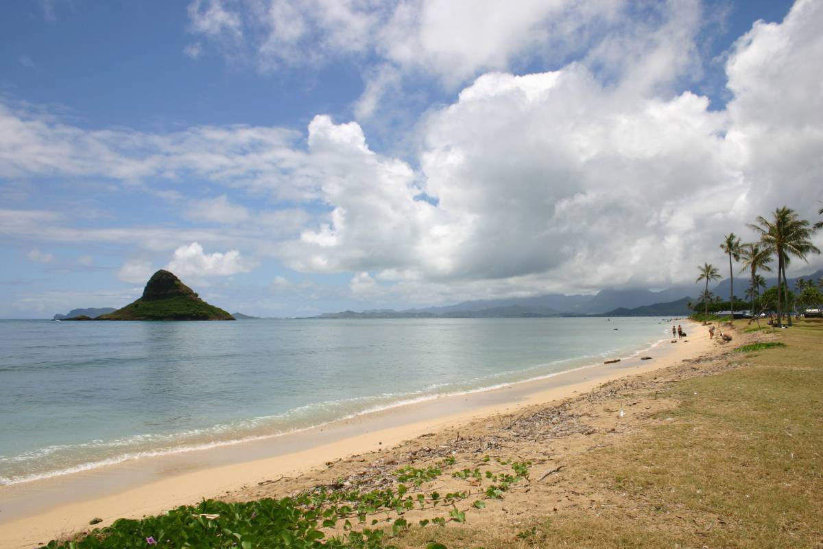 Hawaii sky, water, and beach landscape image - Free