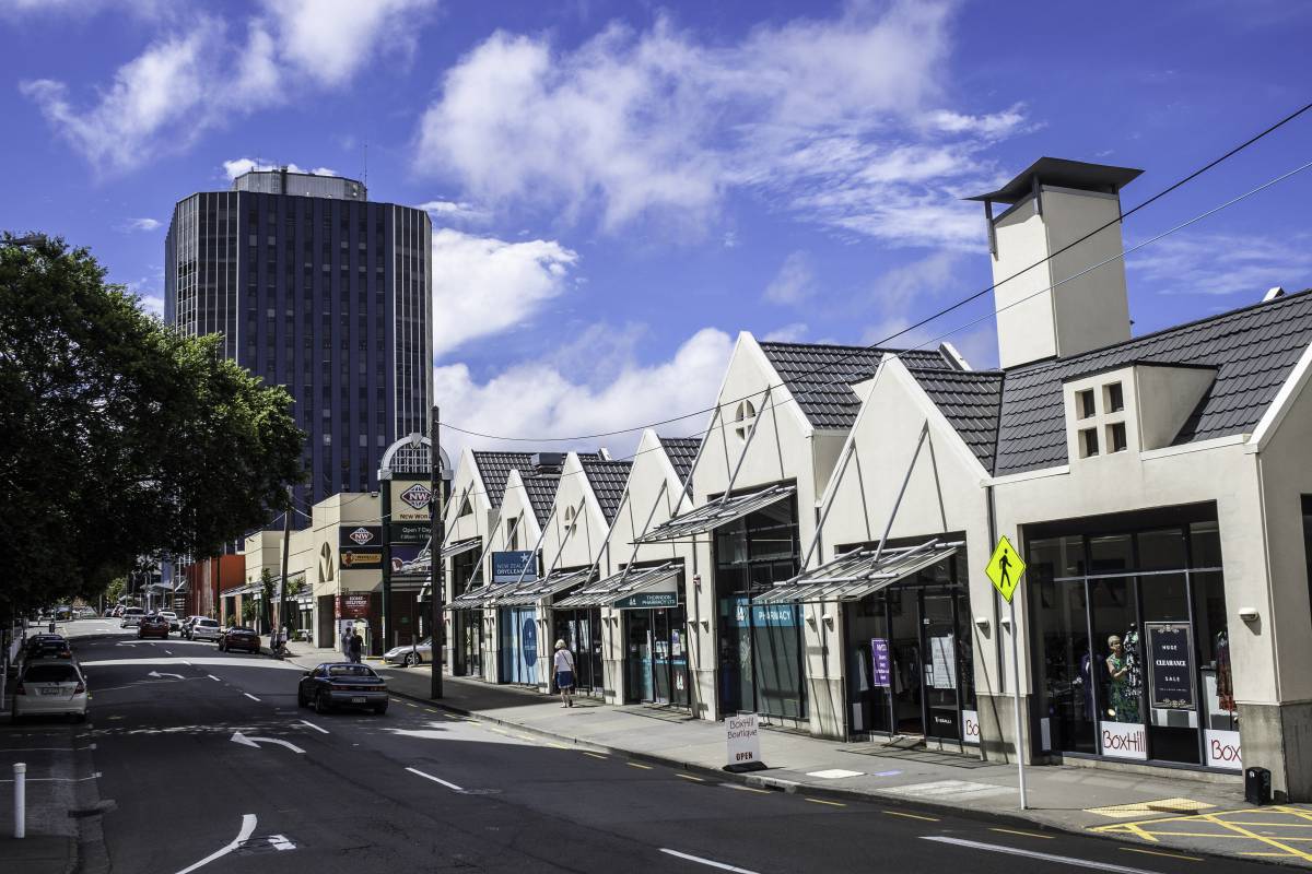 Streets and sky of Wellington, New Zealand image - Free 