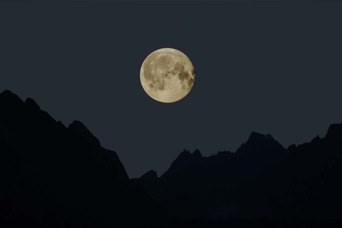 halloween full moon illustration moon