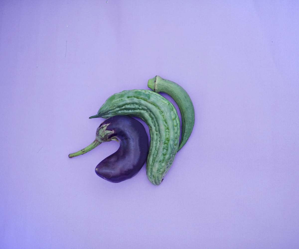 unporn green chili on purple textile sex education