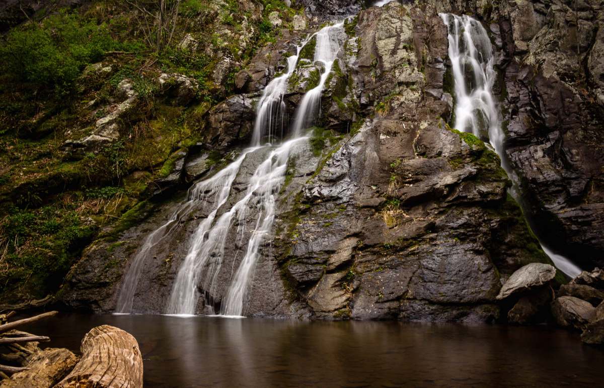 Shenandoah National Park of Waterfall into a Pool image 