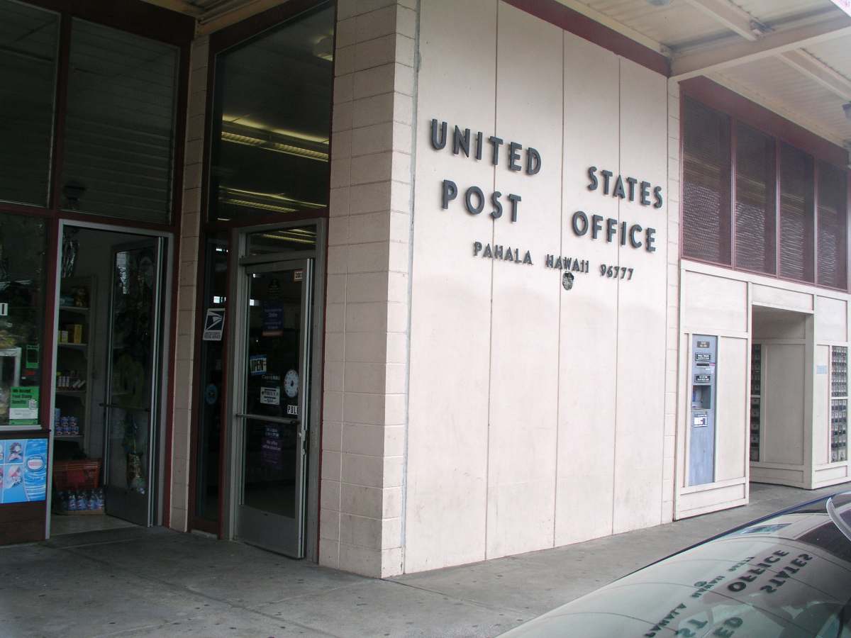 US Post office in Pahala, Hawaii image - Free