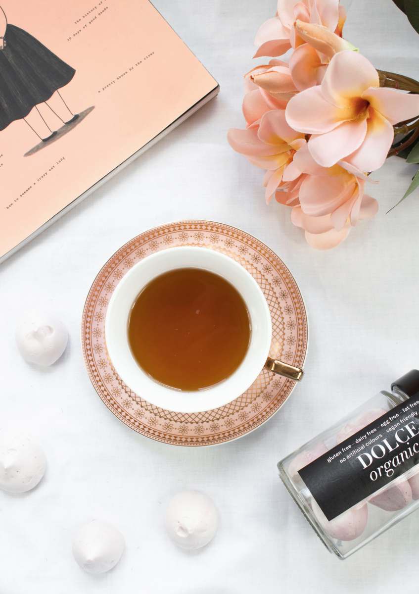  brown liquid in white ceramic bowl 