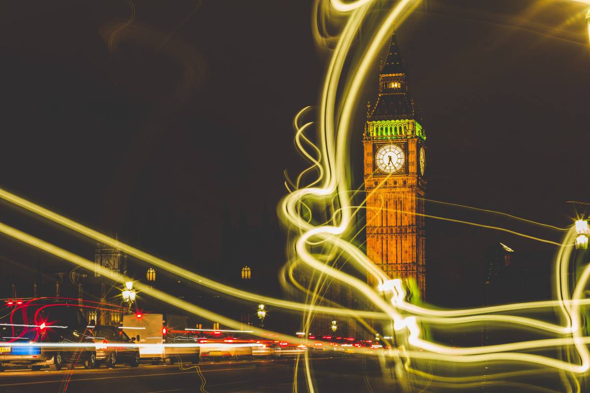 Big Ben Night Lights  - NegativeSpace