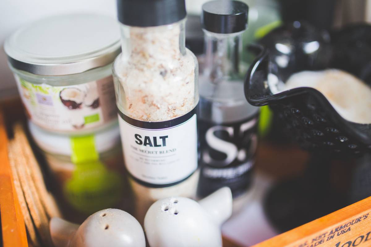 Salt and Cooking Condiments  - NegativeSpace