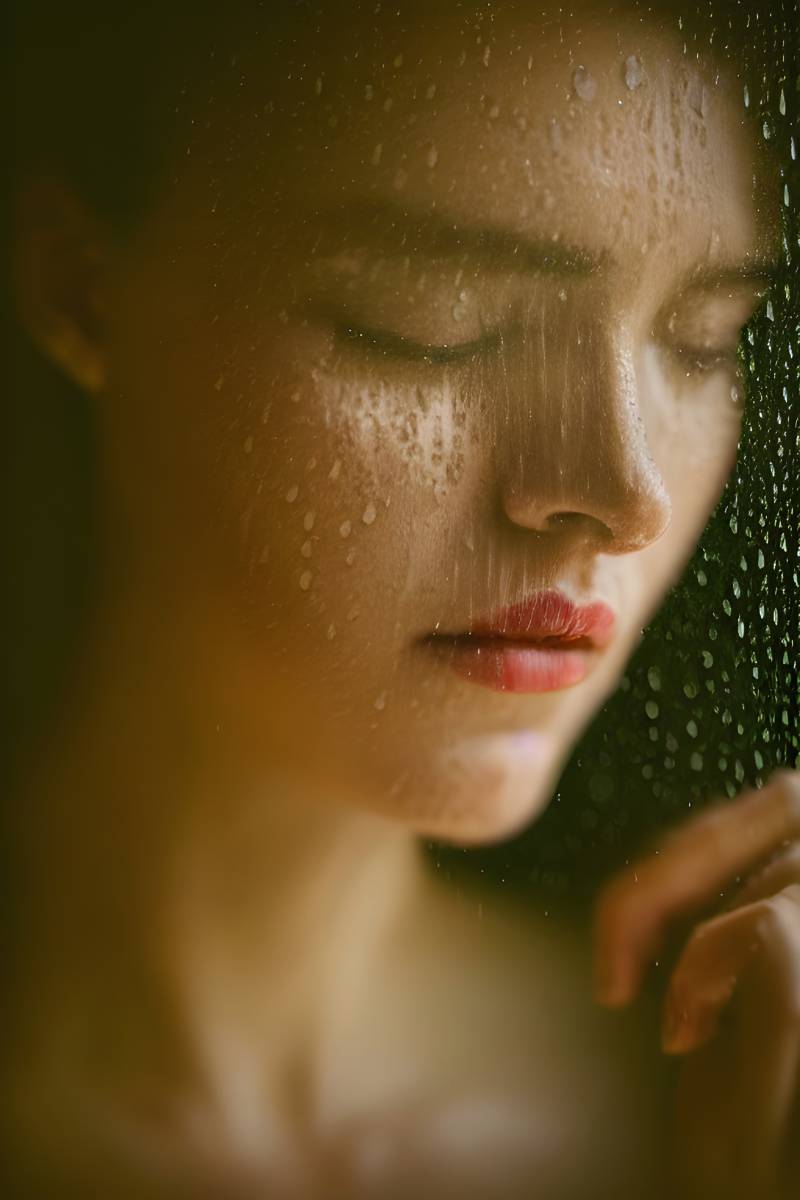 close-up young adult adult beauty one person women wet