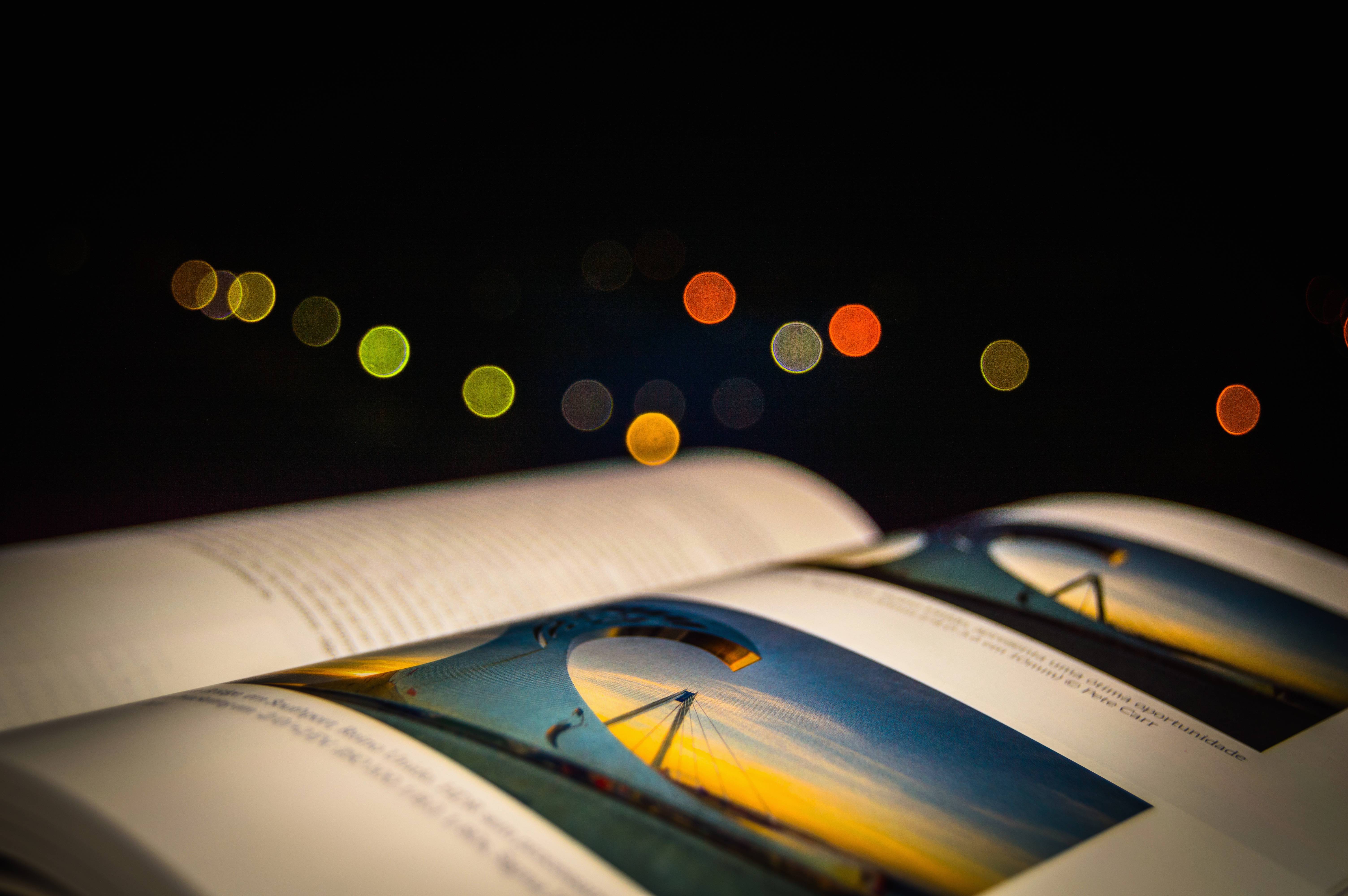 Book Light Bokeh Car Glass Aircraft Image Free Photo