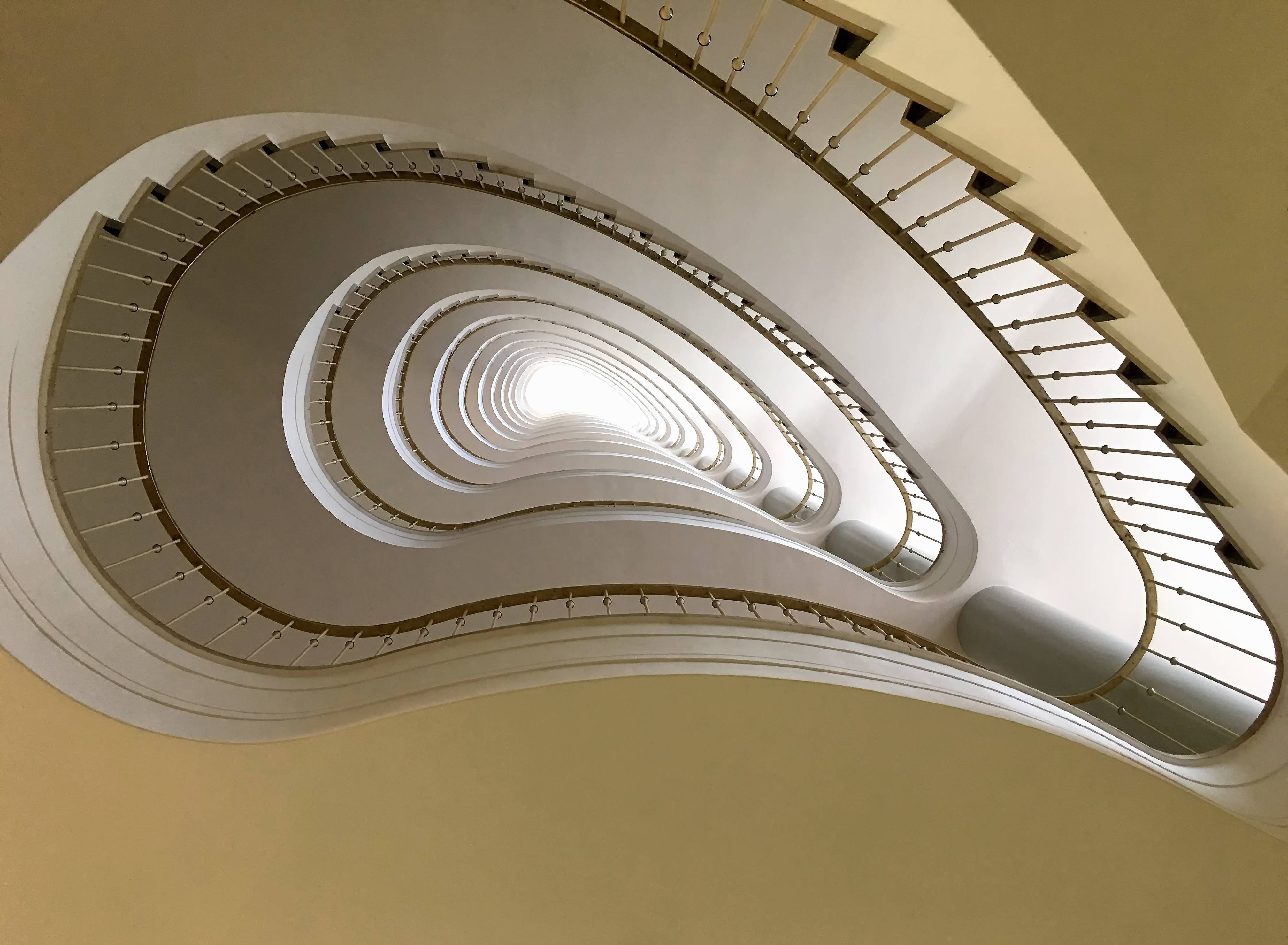 Architecture Spiral Interior Building Image Free Photo