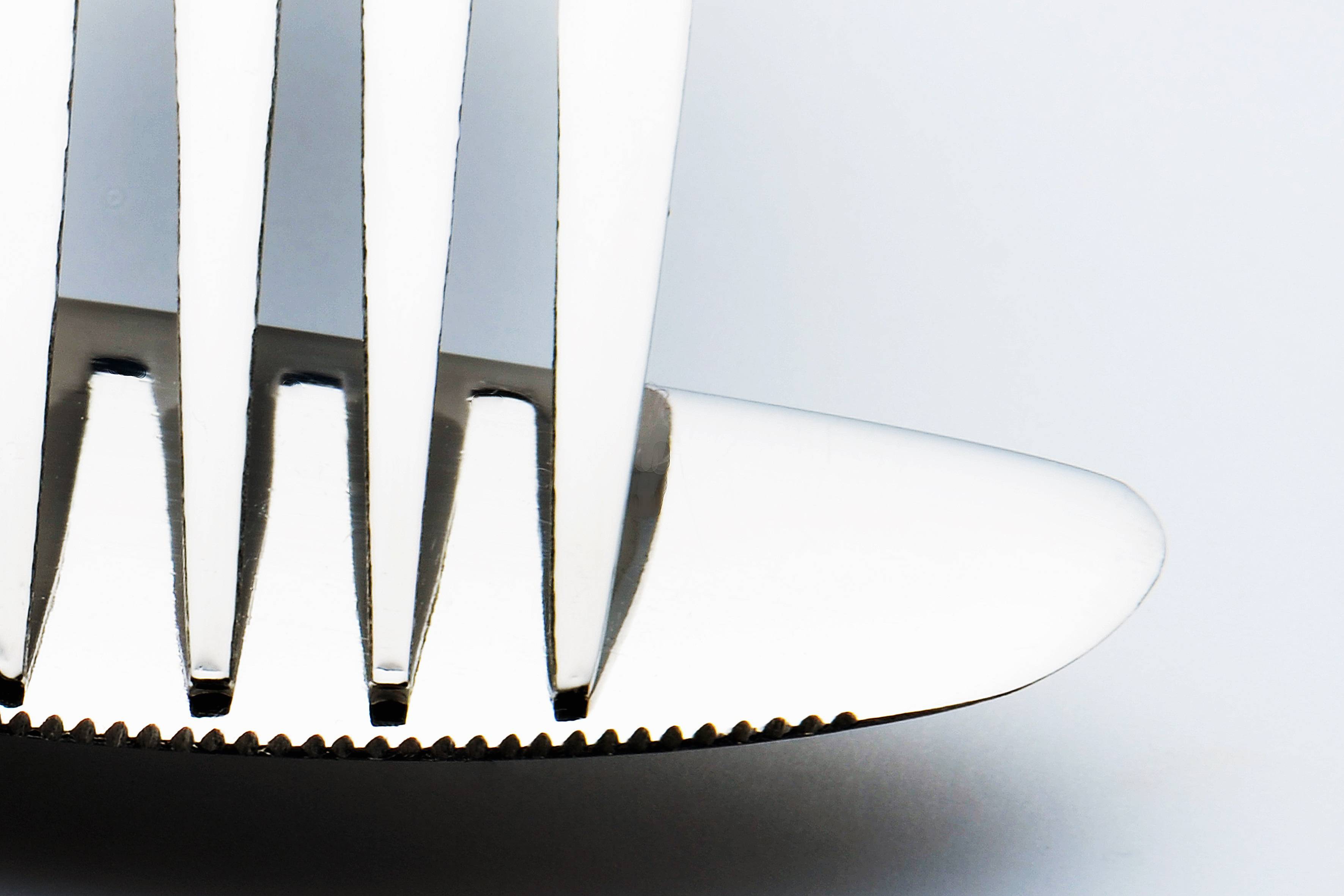 Fork Cutlery Wing Light Black And White Image Free Photo