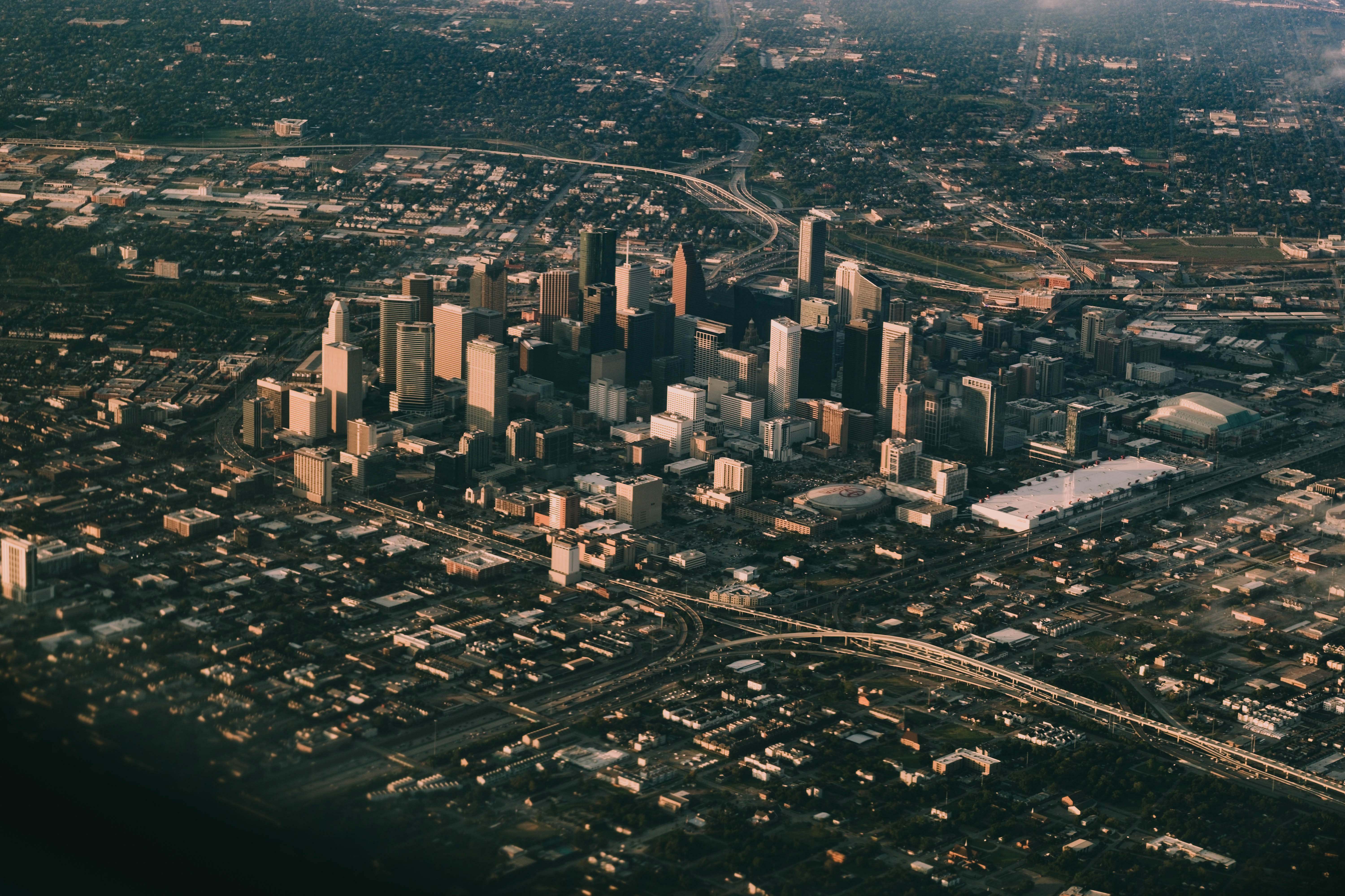 Aerial View Of City Buildings During Daytime Image Free Photo