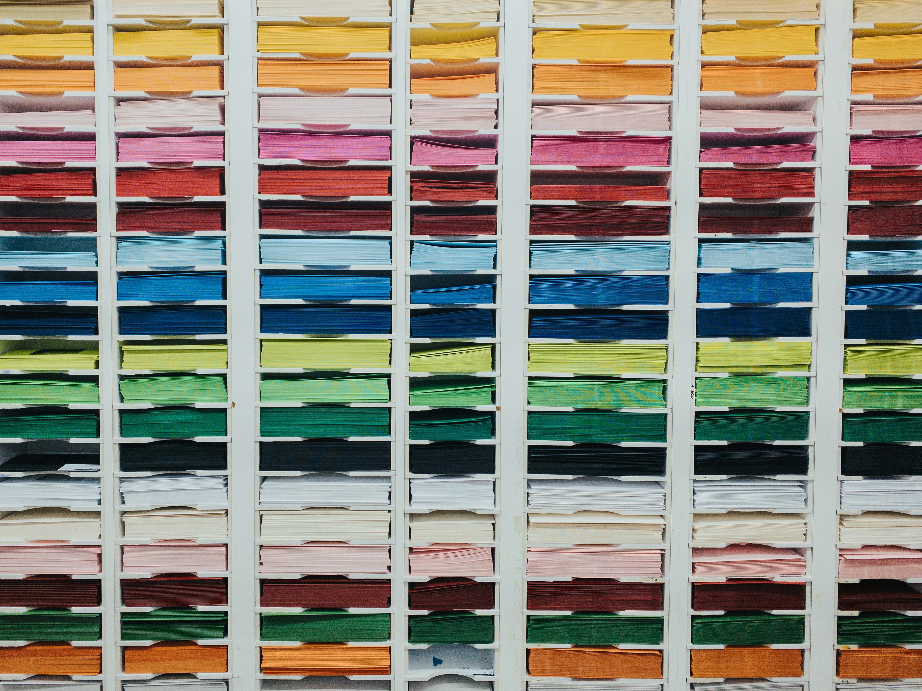Rainbow Yellow Green And Red Wooden Frame Craft Store Image Free Photo