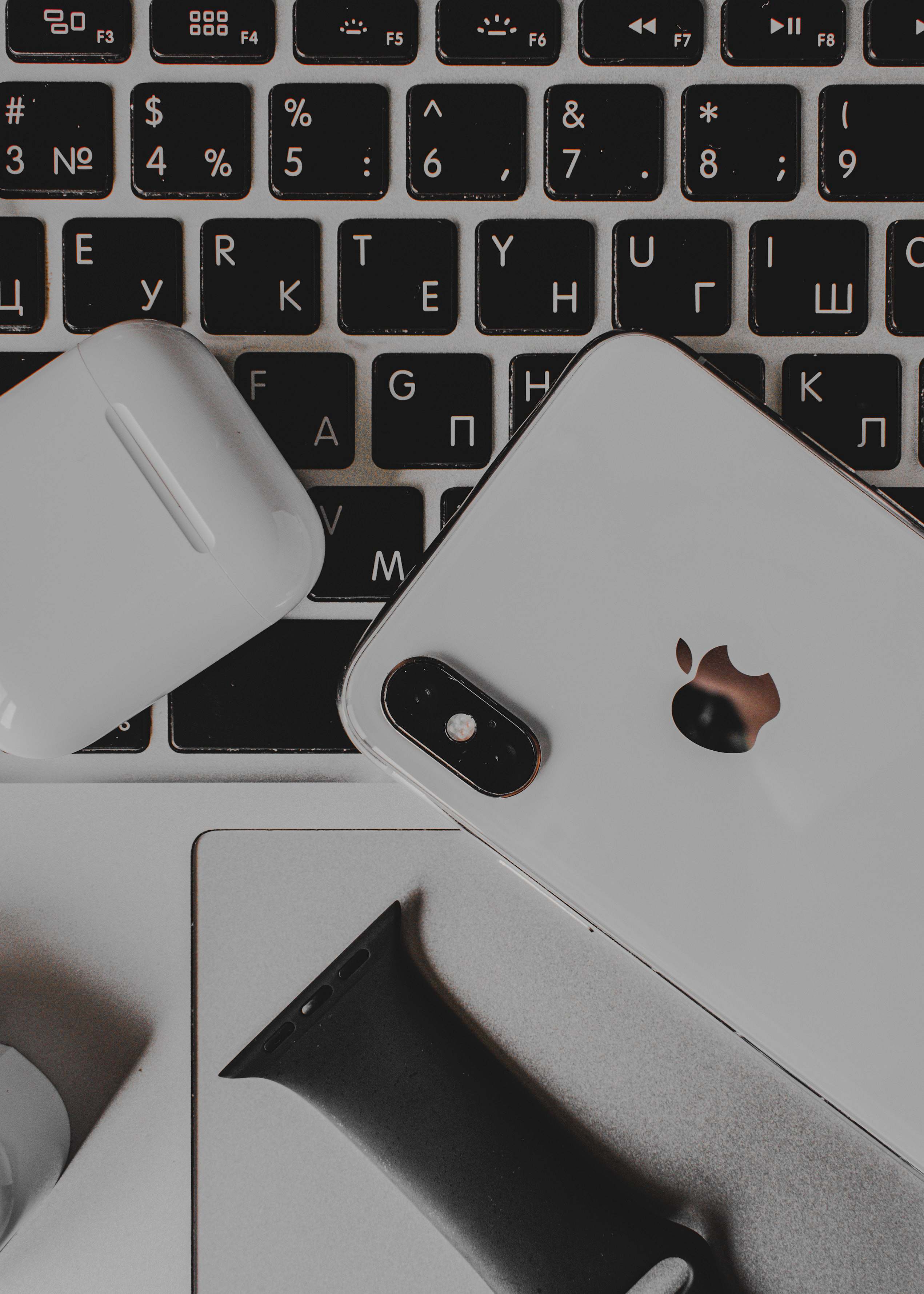 White Apple Mac Mini On White Table Image Free Photo