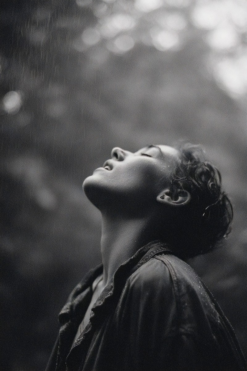 emotional strength woman standing light rain e25b4ea3 80c1 47f0 b844