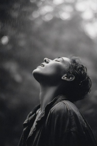 emotional strength woman standing light rain e25b4ea3 80c1 47f0 b844