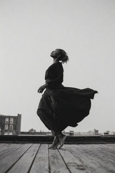 emotions through dance black woman barefoot