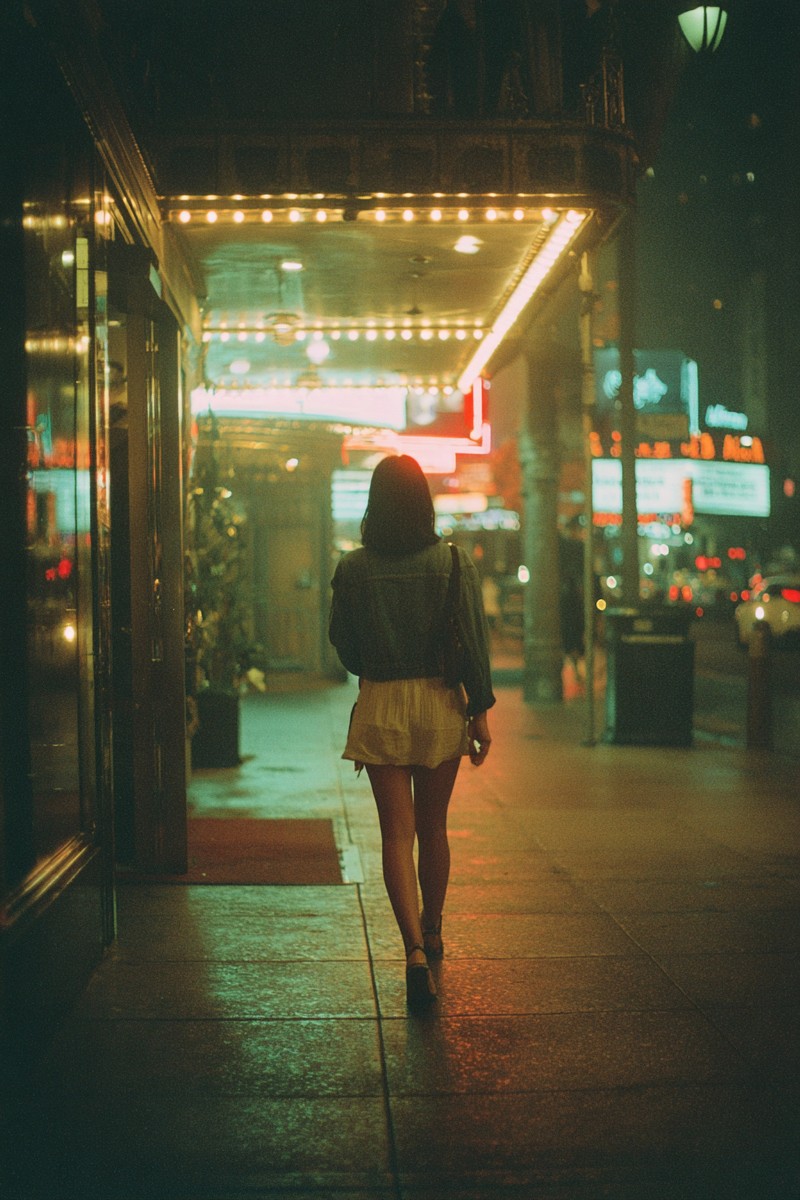 girl power woman walking alone through downtown d90fec19 ea88 4347