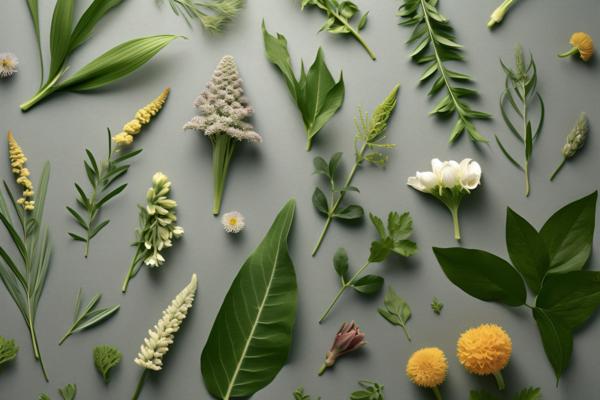A minimalist flatlay of botanical wonders