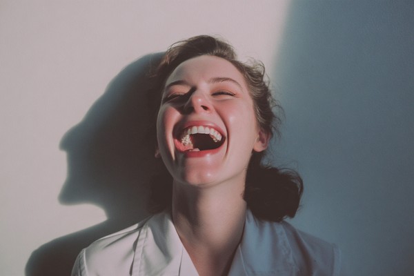 nurse laughing with mouth wide open harsh direct f7c79eff a6f0