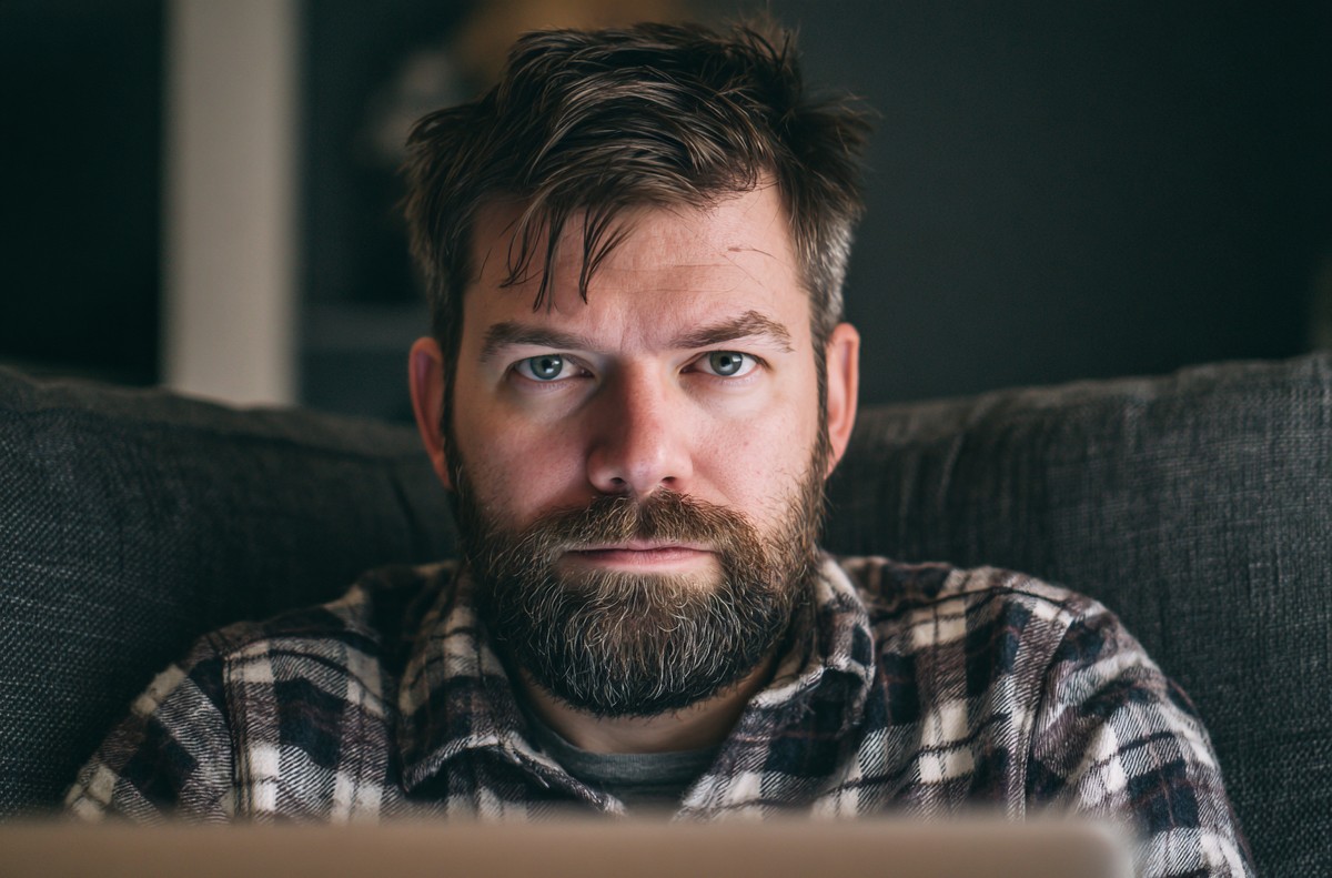 photograph bearded man wearing plaid shir e0c68f56 c6b8 452a b823
