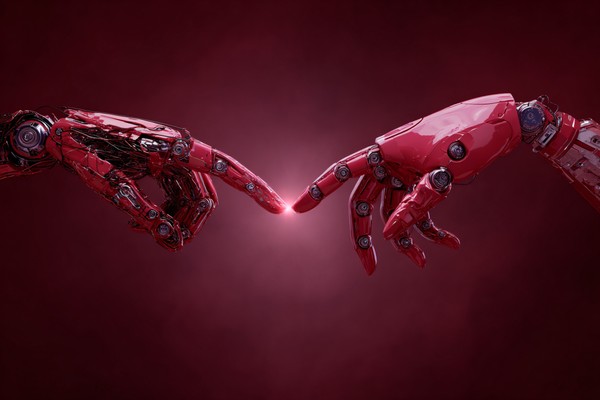 robot hands connection