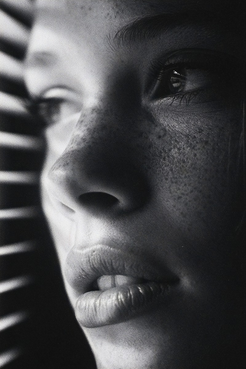 self acceptance close freckled face with f679c6a1 49d4 44f2 9737