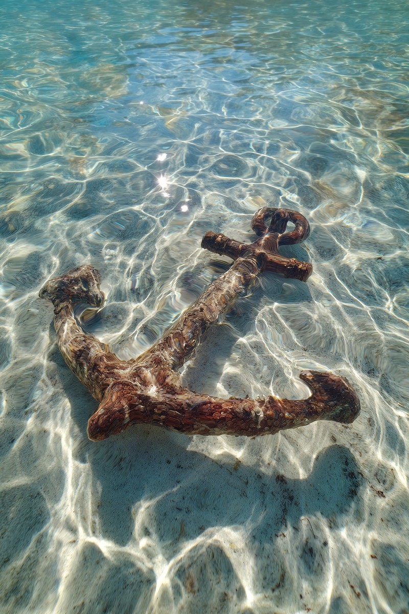 shipwreck anchor lying shallow crystal clear a59bbd1c 63b3 4a6d 84db