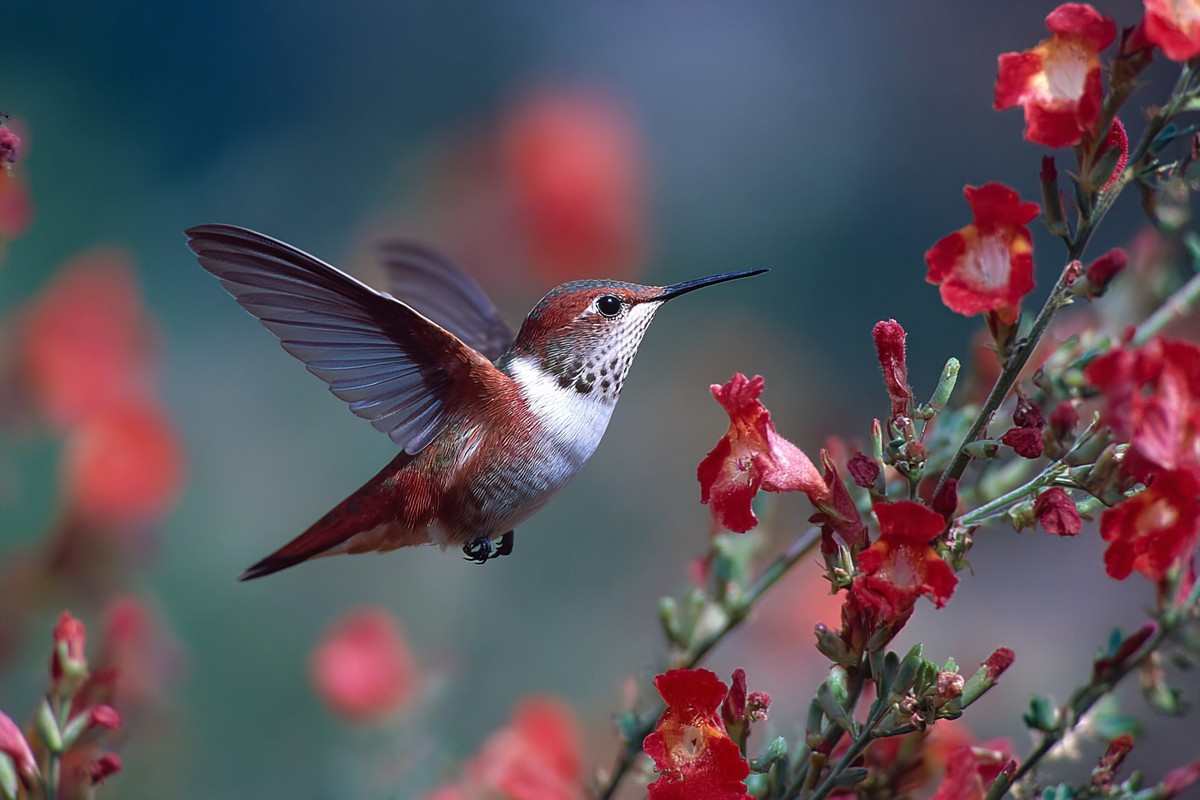 side view hummingbird near arizona desert wildflow 1d2a08fc 6137 4112