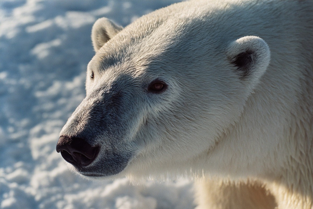 side view polar bear super macro close side 9b2cdd06 be64