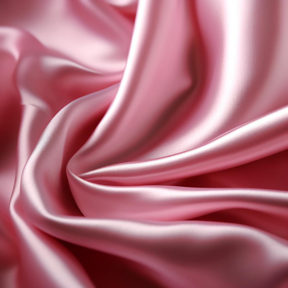 Smooth pink satin texture