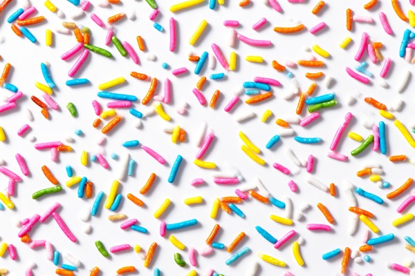 candy sprinkles background
