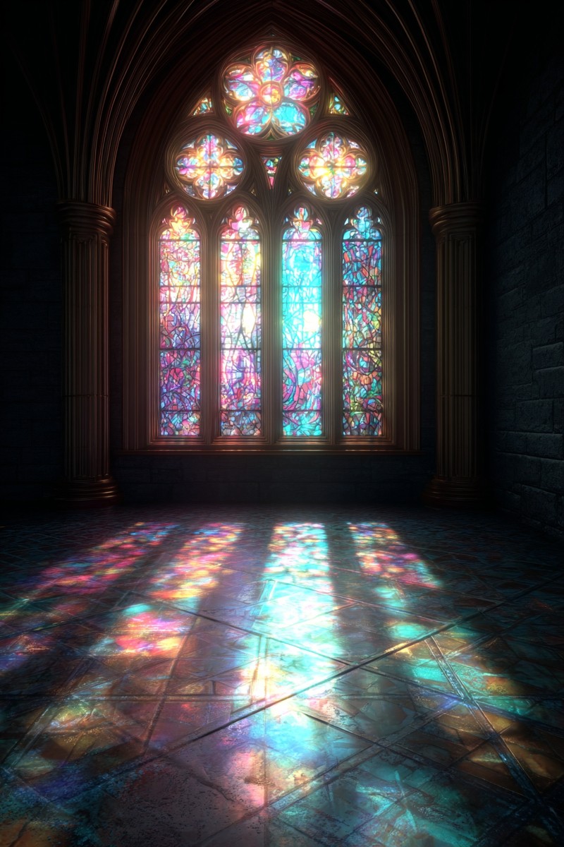stained glass window intricate gothic cathedral a2c37e87 46ba 4a4a 94df