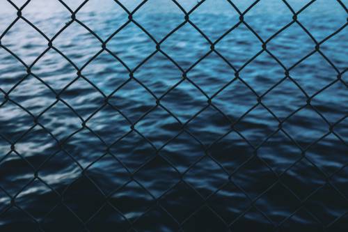   sea  water  fence  sunlight  texture  ripple 
