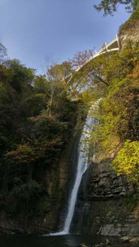 tbilisi landscape of a waterfall dzveli tbilisi