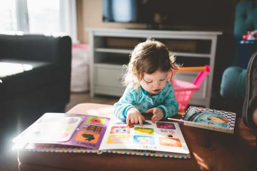 kid child reading book reading