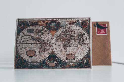 grey mappemonde poster maps