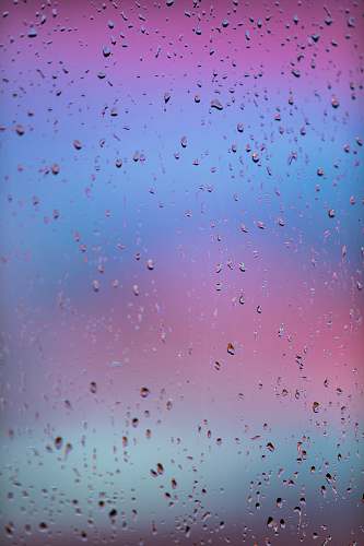 confetti water droplets on glass window warsaw