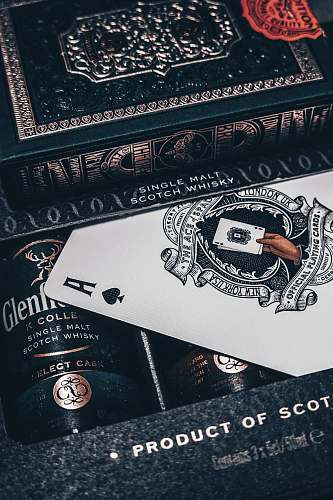 advertisement ace of spade playing card flyer
