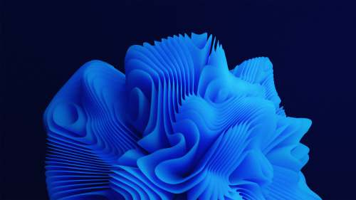 render blue smoke on black background digital image