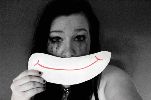   hand  black and white  sadness  red  facial 