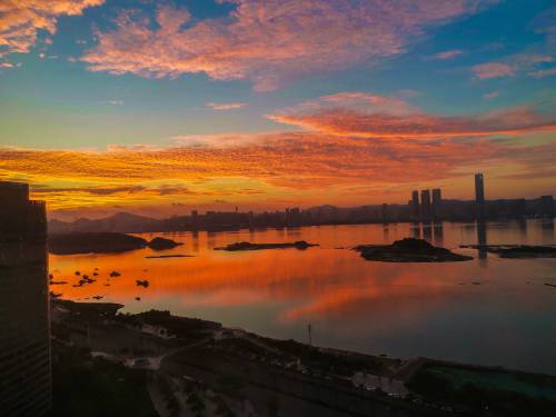   clouds  sunset  afterglow  horizon  nature 