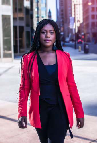 woman woman walking near city toronto