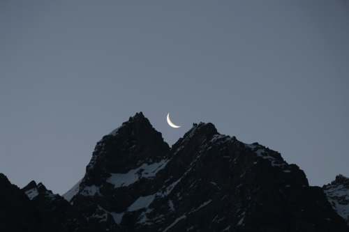 jispa grayscale photography of mountain himachal pradesh