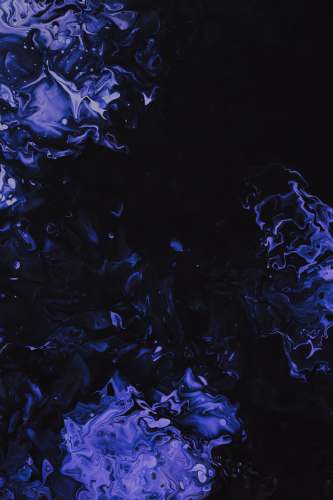 pattern blue and white abstract painting black
